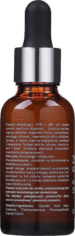 Acide glycolique 35%, usage professionnel APIS Professional Glyco TerApis Glycolic Acid 35%