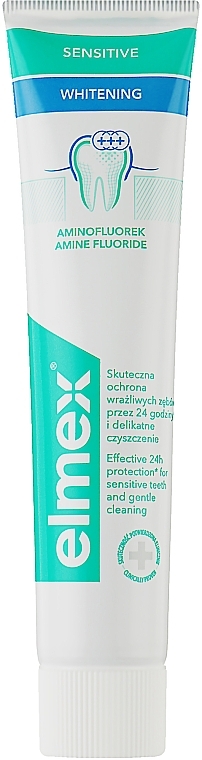 Dentifrice blanchissant pour dents sensibles - Elmex Sensitive Whitening Toothpaste