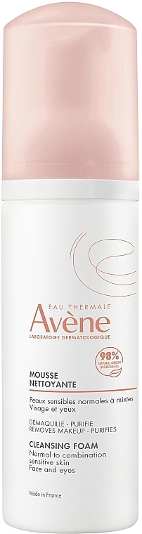 Mousse nettoyante matifiante pour visage - Avene Eau Thermale Cleansing Foam