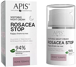 Crème de nuit anti-rougeurs à l'acide azélaïque APIS Professional Rosacea-Stop Redness Night Cream