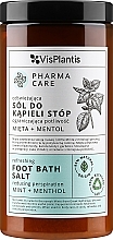 Sels pour pieds, Menthe et Menthol Vis Plantis Pharma Care Foot Bath Salt