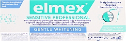 Dentifrice Elmex Professional Sensitive Professional Gentle Whitening