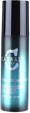 Crème aux huiles essentielles pour cheveux - Tigi Catwalk Curl Collection Curlesque Curls Rock Amplifier