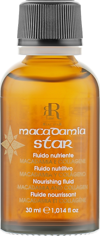 Fluide à l'huile de macadamia et collagène pour cheveux - RR Line Macadamia Star