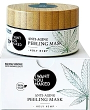 Masque-peeling rajeunissant pour visage I Want You Naked Holy Hemp Anti-Aging Peeling Mask