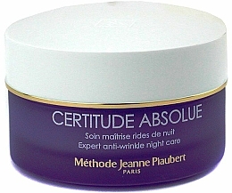 Crème de nuit à l'huile de lavande Methode Jeanne Piaubert Certitude Absolue Expert Anti-Wrinkle Night Care