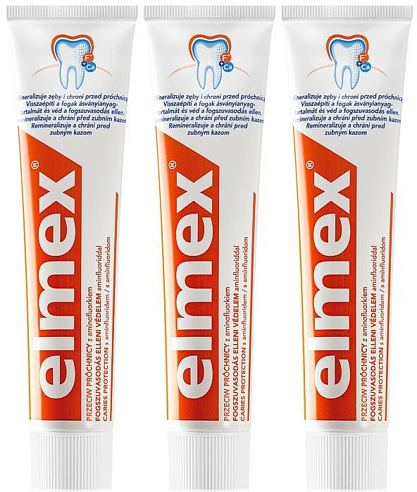 Elmex Toothpaste Caries Protection - Set (dentifrice/3x75ml)