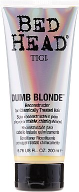 Soin Reconstructeur pour cheveux traités chimiquement - Tigi Bed Head Colour Combat Dumb Blonde Conditioner