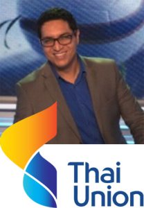 Nassim Brahamia with Thai Union Europe logo