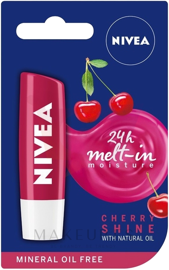 Bálsamo labial hidratante, cereza NIVEA Lip Care Fruity Shine Cherry Lip Balm