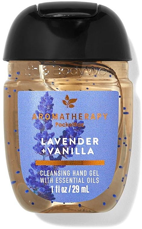 Gel antibacterial para manos, lavanda y vainilla - Bath and Body Works Anti-Bacterial Hand Gel