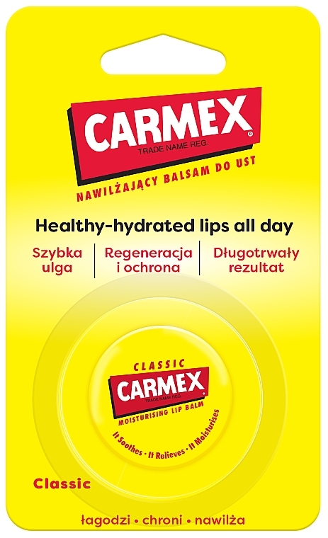 Bálsamo labial con manteca de cacao - Carmex Lip Balm Original 