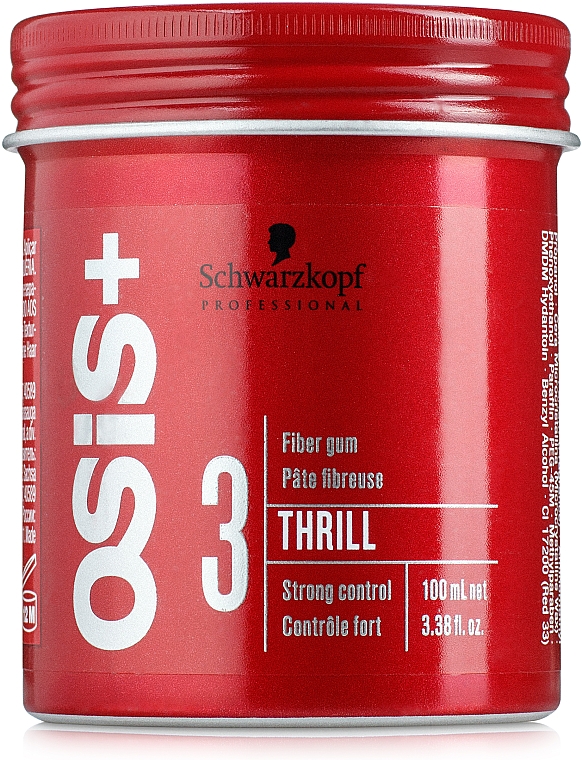 Gomina moldeadora de cabello con cera de carnauba, fijación fuerte - Schwarzkopf Professional Osis+ Thrill Texture Fibre Gum