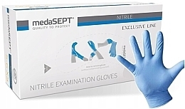 Guantes de nitrilo, talla M, azules Medasept Nitrile Examination Gloves