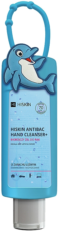 Gel de manos antibacteriano para niños, Delfín - HiSkin Antibac Hand Cleanser+