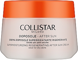 Crema facial regeneradora aftersun con alantoína, vitamina E y aceites de coco y karité Collistar Speciale Abbronzatura Perfetta Crema Doposole Superidratante Rigenerante