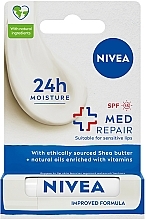 Bálsamo labial, SPF15 NIVEA Med Repair Lip Balm