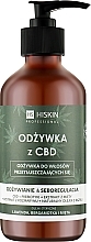 Acondicionador para cabello graso con CBD, aceites esenciales de albahaca y lavanda HiSkin CBD Conditioner For Oily Hair