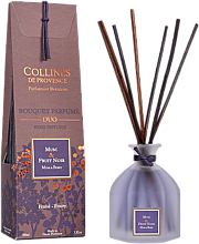 Ambientador Mikado con aroma a almizcle y bayas Collines de Provence Bouquet Aromatique Moschus & Beere