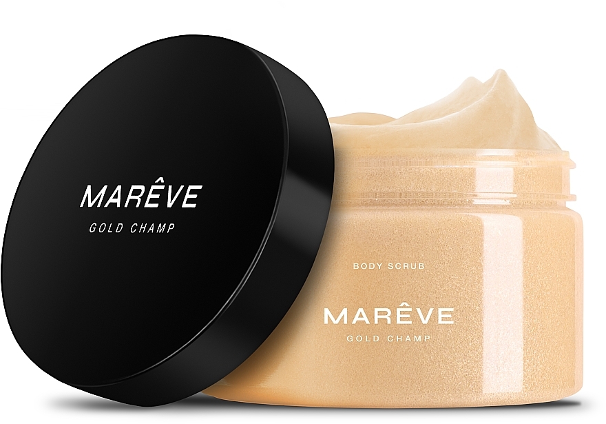 Exfoliante corporal perfumado con brillo, Gold Champ - MAREVE