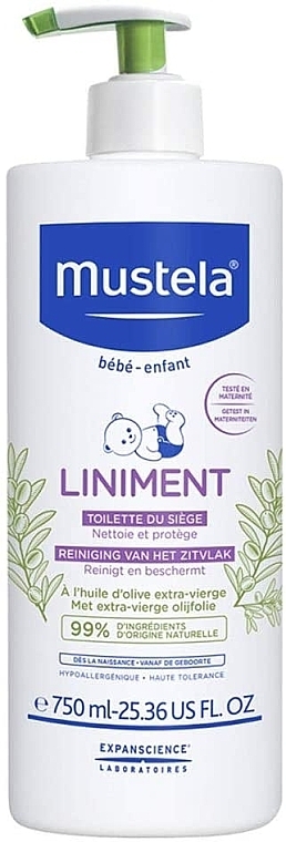 Valomasis pienelis - Mustela Bebe Liniment