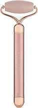 Вибрационный ролик из розового кварца для лица Teaology Rose Quartiz Vibrating Race Roller