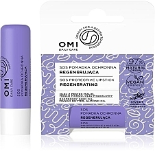 Бальзам для губ "Востанавливающий" Allvernum Omi Daily Care SOS Protective Lipstick Regeneration