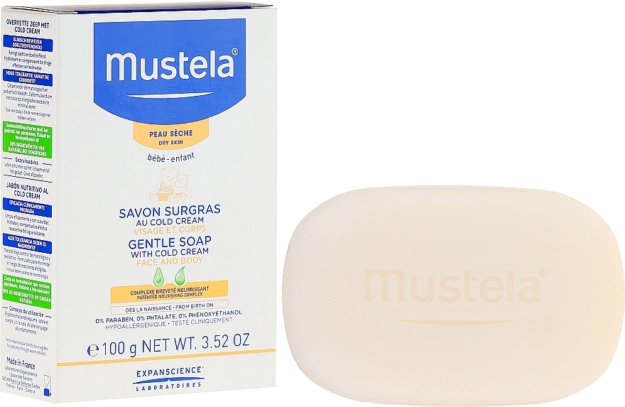 Muilas - Mustela Surgras Au Cold Gentle Soap With Cold Cream