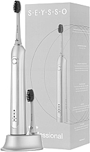 Звуковая зубная щетка, серебристая SEYSSO Silver Professional Sonic Tothbrush