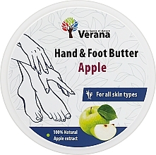 Rankų ir kojų sviestas Obuolys Verana Hand & Foot Butter Apple