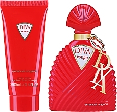 Emanuel Ungaro Diva Rouge Набор (edp/100ml +b/lot/100ml + bag)