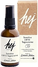 Легкий денний крем для лица Hej Organic Sensitive Day Cream SPF 15