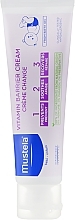 Vitaminizuotas apsauginis sauskelnių kremas 1 2 3 Mustela Bebe 1 2 3 Vitamin Barrier Cream