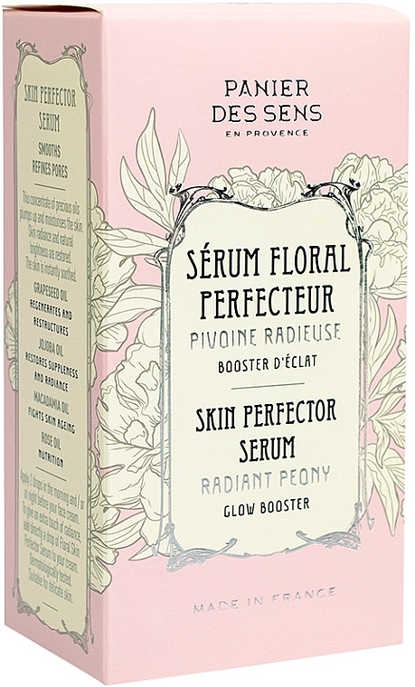 Veido serumas Panier des Sens Radiant Peony Skin Perfector Serum