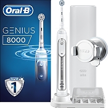 Электрическая зубная щетка Oral-B Braun Genius 8000 Silver