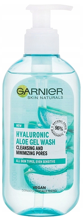 Гиалуроновый алоэ-гель для умывания для всех типов кожи - Garnier Skin Naturals Hyaluronic Aloe Gel Wash