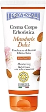 Крем для тела с маслом сладкого миндаля I Provenzali Body Cream With Sweet Almond Oil & Karite