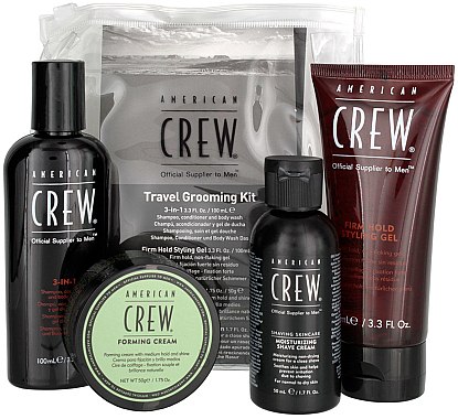 Набор American Crew Classic (gel / 100 ml + cr / 50 g + sh / gel / 100 ml + sh /cr / 50 ml)