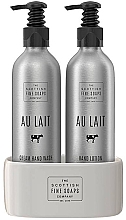 Набор Scottish Fine Soaps Au Lait Hand Set Aluminium Bottle (soap/250ml + h/lot/250ml)