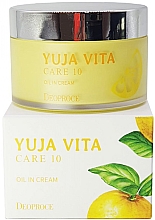 Омолаживающий цитрусовый крем для лица Deoproce Yuja Vita Care 10 Oil in Cream