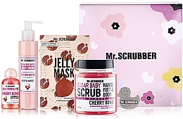 Набор Mr.Scrubber Cherry Care (b/scr/300g + b/cr/150ml + lip/scr/50ml + sh/gel/50ml)