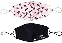 Маска для лица, 2 шт. Makeup Revolution X Friends Re-Useable Fabric Face Covering 2 Pack