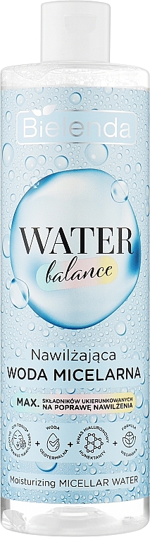 Apă micelară hidratantă pentru piele uscată - Bielenda Water Balance Moisturizing Micellar Water