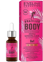 Концентрированные капли автозагара для лица и тела Eveline Cosmetics Brazilian Body