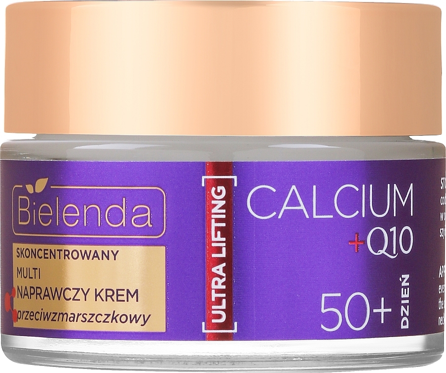 Cremă multireparatoare antirid 50+ - Bielenda Calcium + Q10