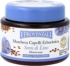 Маска для волос с льняным семянем I Provenzali Hair Mask Flaxseed