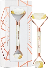 Роллер-массажер для лица Crystallove Milky Amber Roller