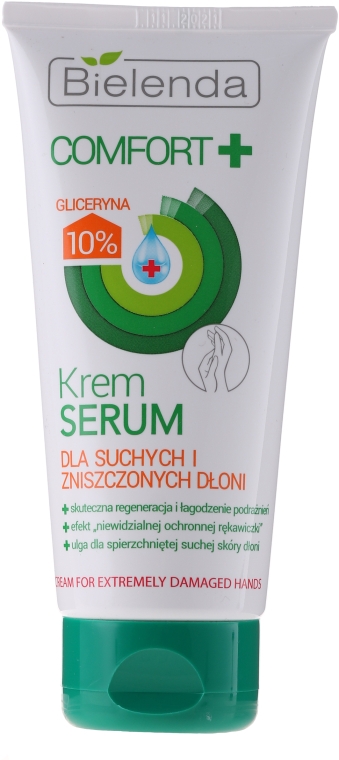 Cremă pentru pielea foarte deteriorată a mâinilor - Bielenda Comfort Cream For Extremely Damaged Hand Skin