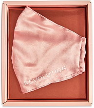 Шелковая защитная маска для лица, розовая Makeup Revolution Re-useable Fashion Silk Face Coverings Pink