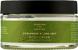 Крем для тела "Кориандр и листья лайма" Scottish Fine Soaps Naturals Coriander & Lime Leaf Body Cream